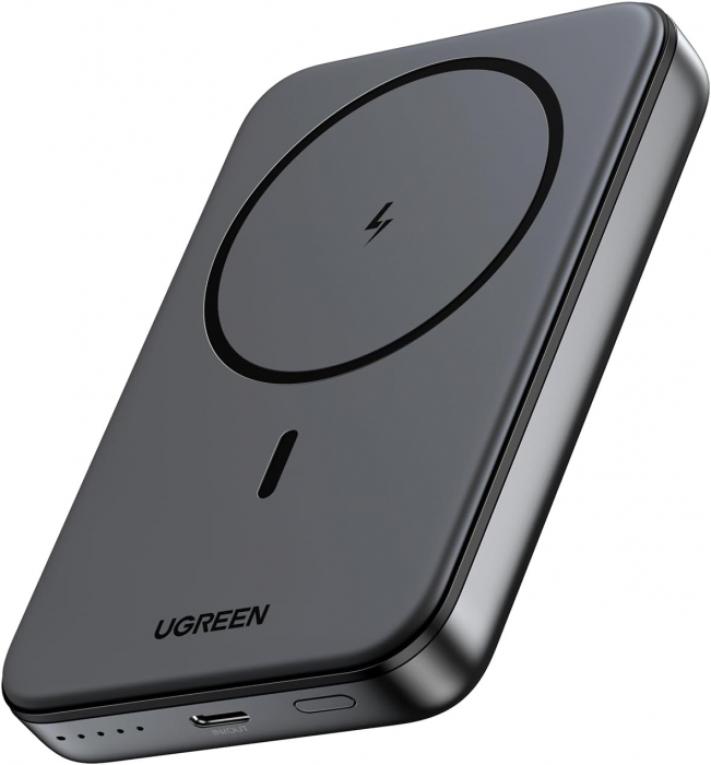 Baterie externa Ugreen Magnetic, 10000 mAh, Negru [1]