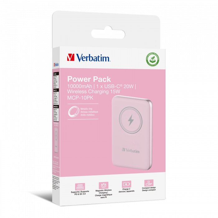 Baterie portabila Verbatim Charge 'n' Go 10000mAh Roz [4]