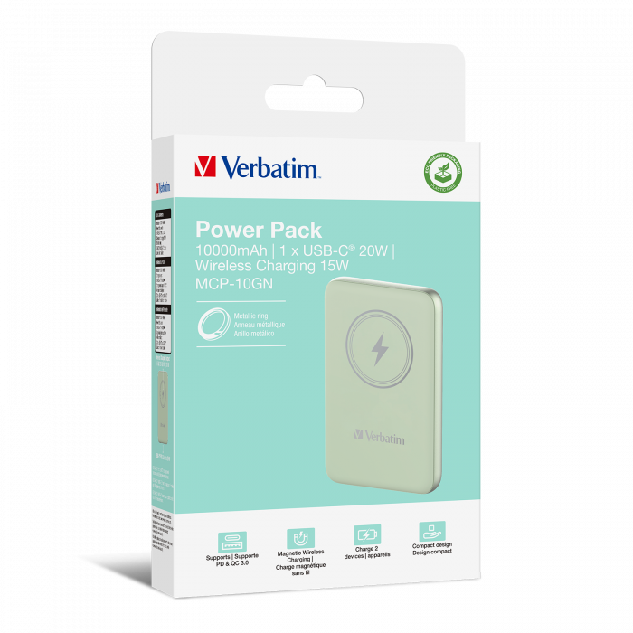 Baterie portabila Verbatim Charge 'n' Go 10000mAh Verde [3]