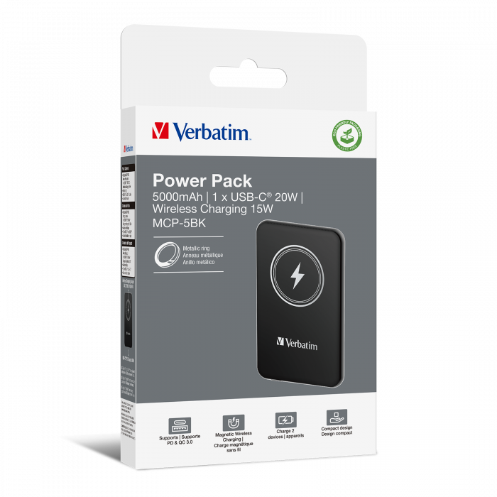 Baterie portabila Verbatim Charge 'n' Go 5000mAh Negru [3]