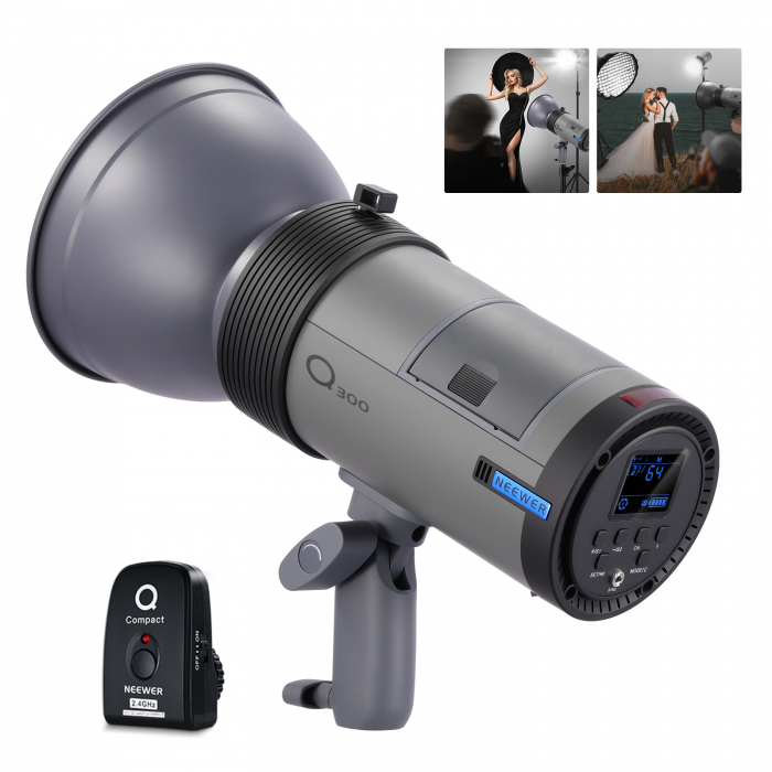 Blit stroboscopic exterior Neewer Q300 [1]