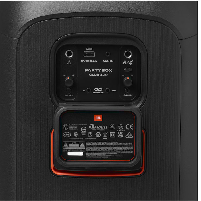 Boxa portabila JBL PartyBox Club 120, Negru [9]