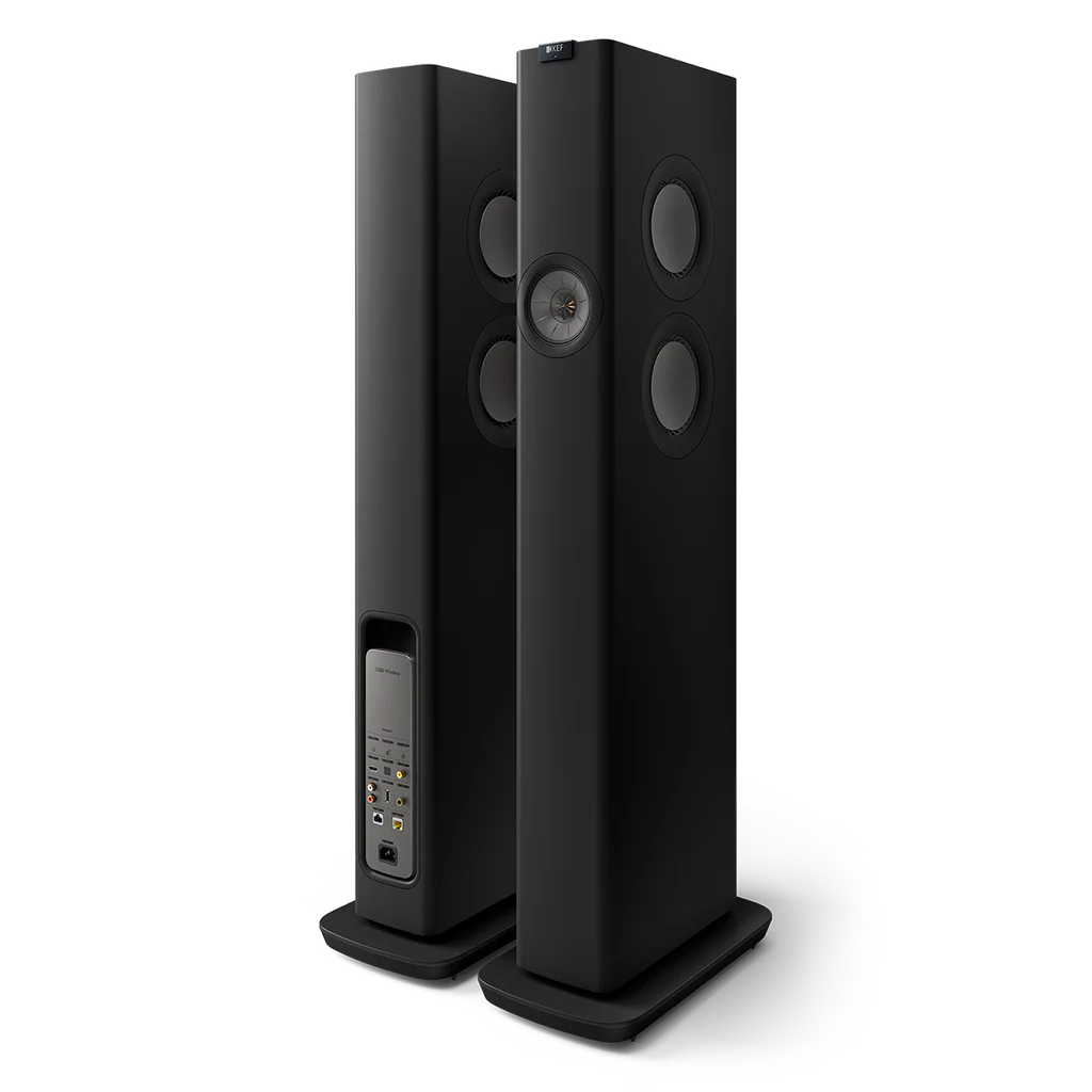 active Kef LS60 Wireless Carbon Black Boxa Black Premium Wireless [2]