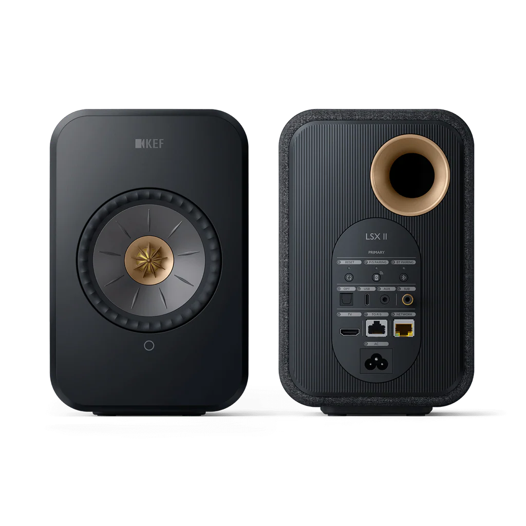 active Kef LSX II Carbon Black Boxa Black Premium [2]