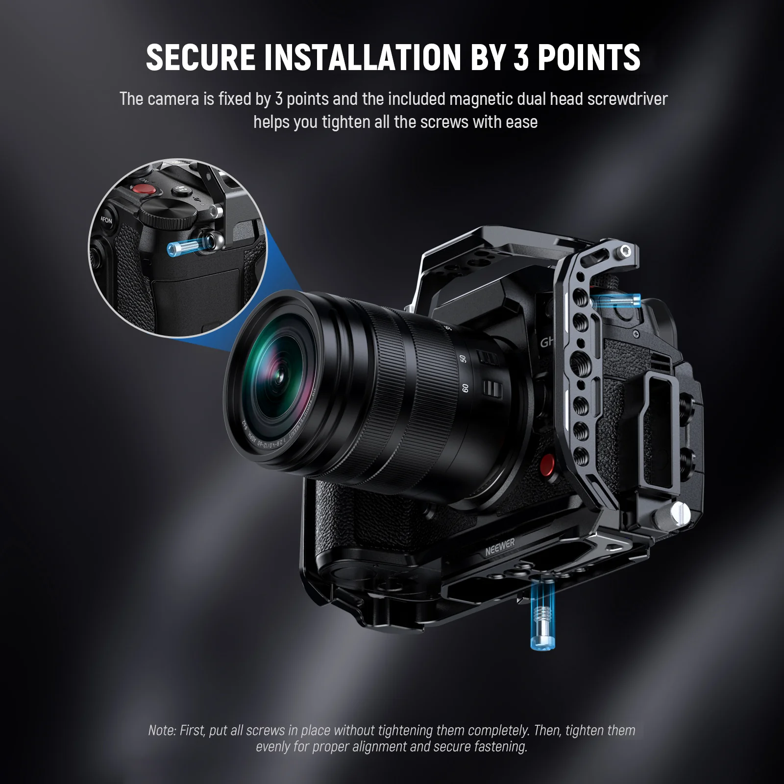Cadru Neewer CA055 pentru Panasonic Lumix GH6 [6]