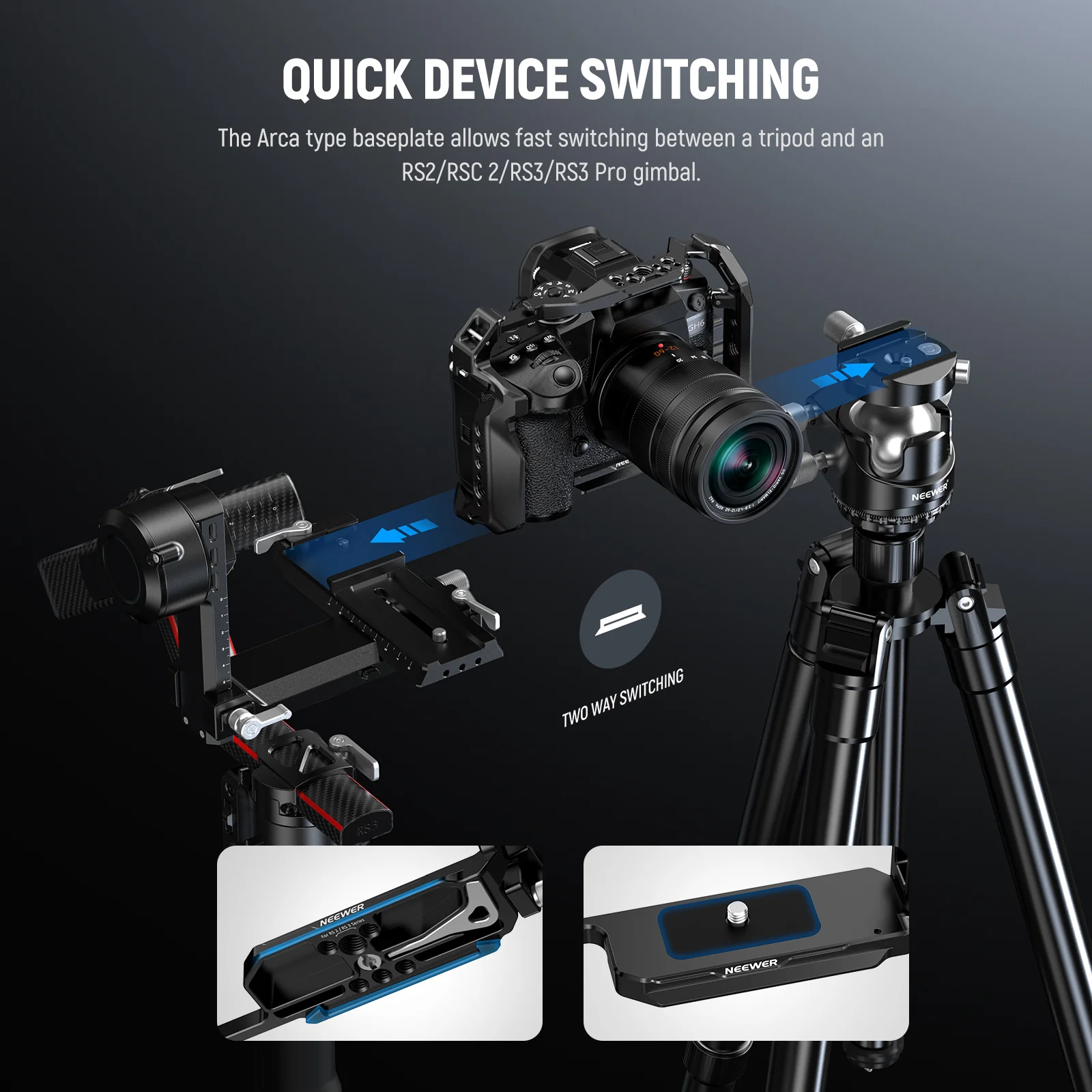 Cadru Neewer CA055 pentru Panasonic Lumix GH6 [5]