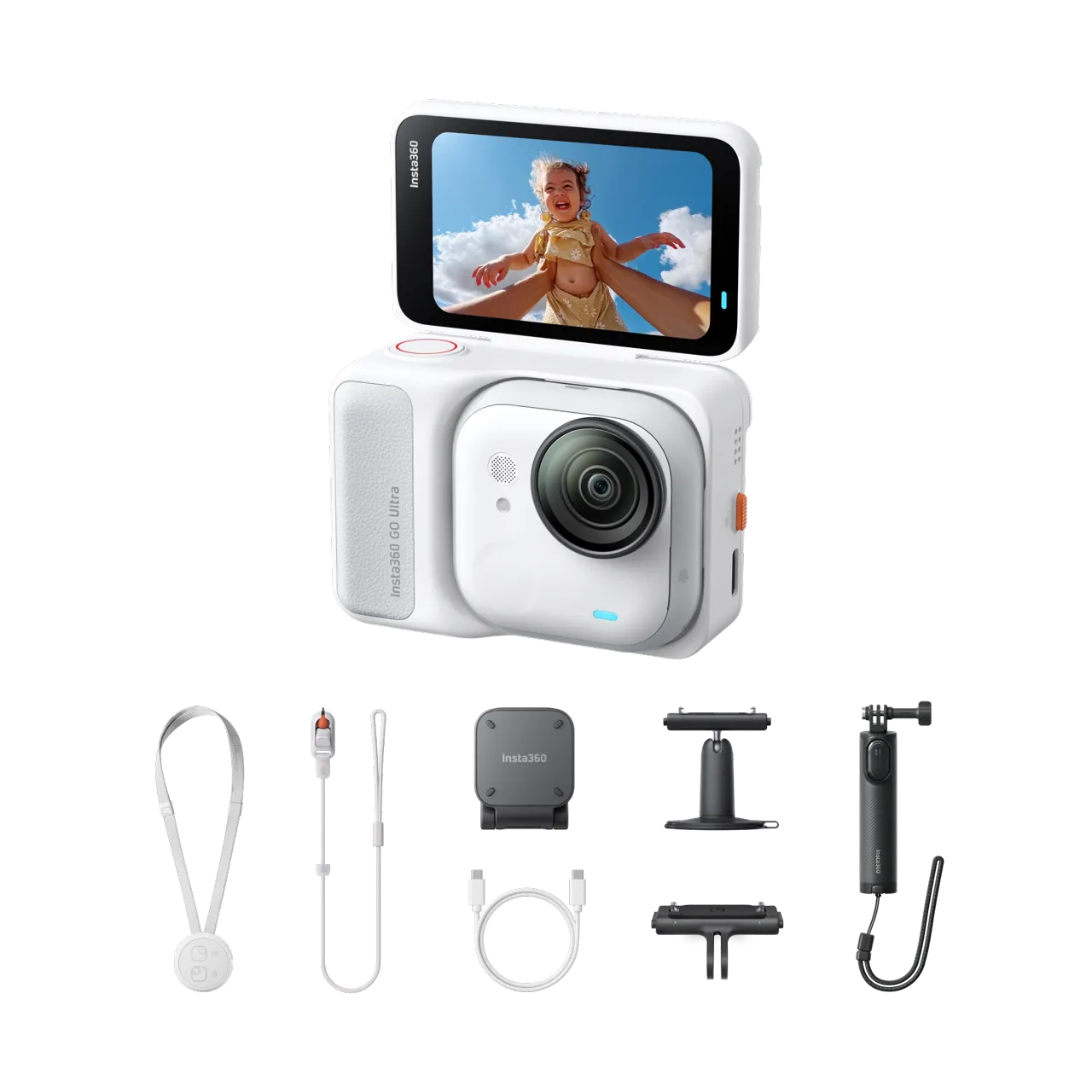 Camera Insta360 GO Ultra Creator Bundle Arctic White [1]