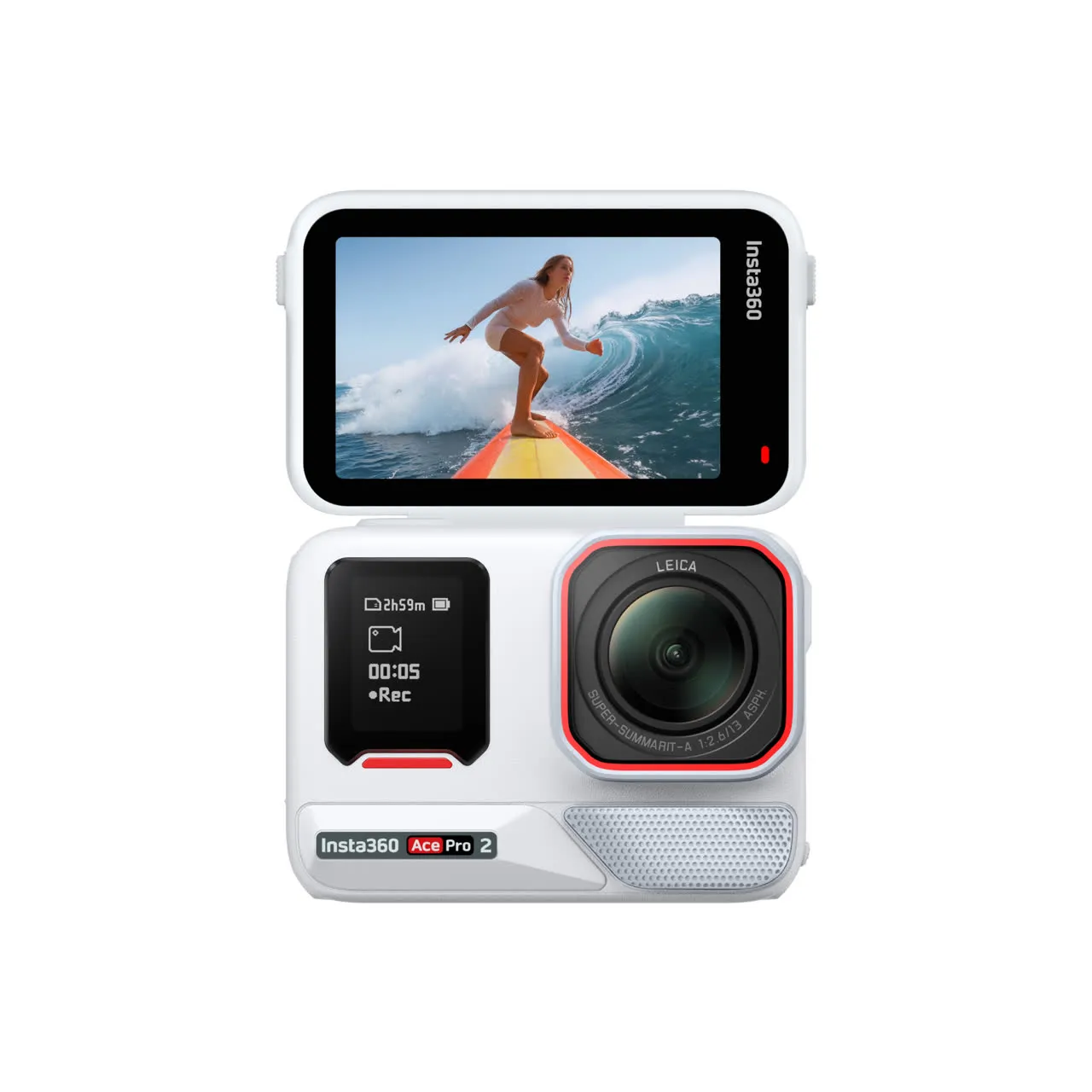 Camera video de actiune Insta360 Ace Pro 2 Standard Bundle, Arctic White [5]