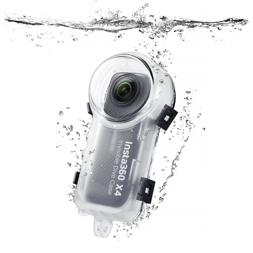 Carcasa subacvatica transparenta pentru Insta360 X4 [2]
