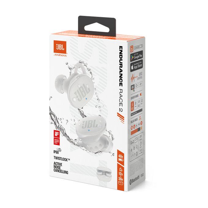 Casti In-Ear JBL Endurance Race 2, Alb [11]