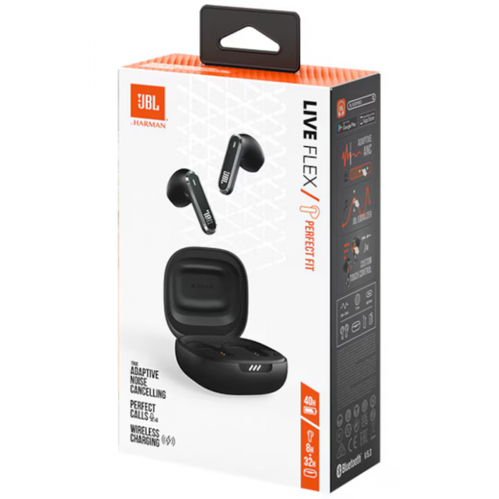 Casti In-Ear JBL Live Flex, Negru [11]