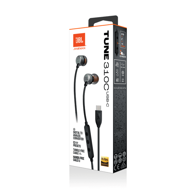 Casti In-Ear JBL Tune 310C, Negru [8]