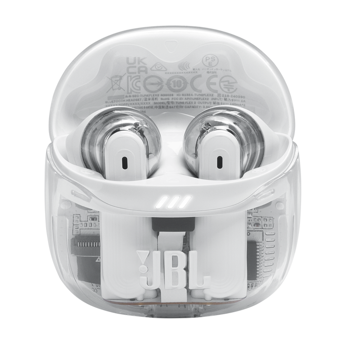 Casti In-Ear JBL Tune Flex 2 Ghost Edition, Alb transparent [9]