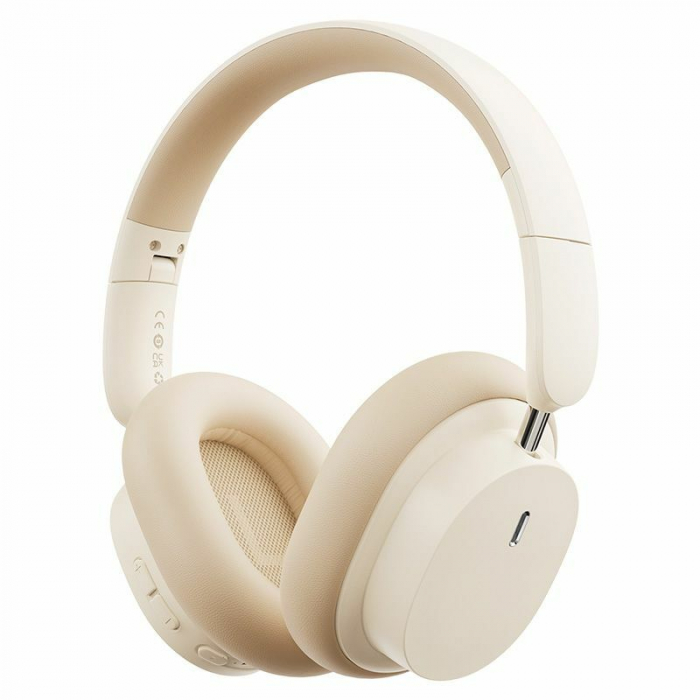 Casti Over-Ear Baseus Bowie D05, Bej [1]