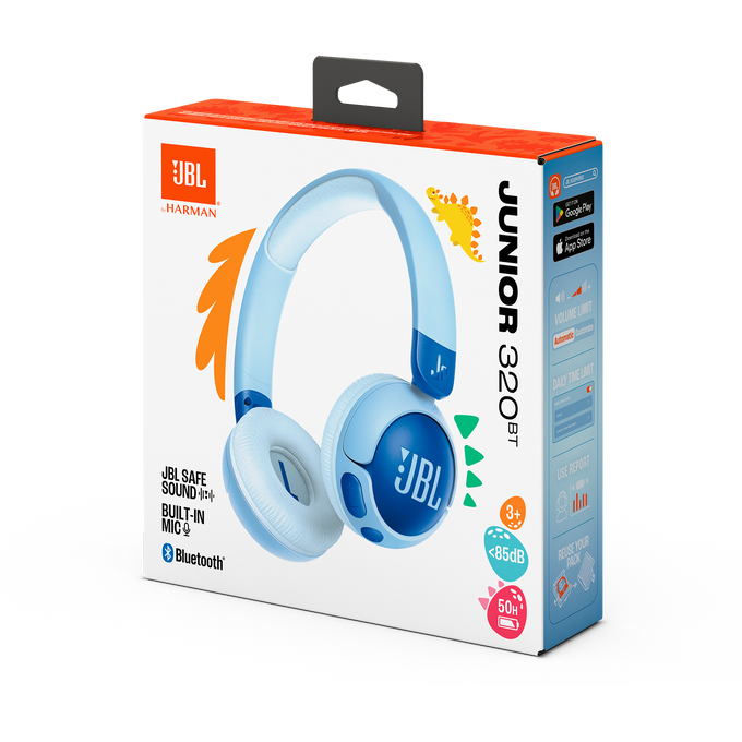 Casti On-Ear JBL Junior 320BT, Albastru [8]