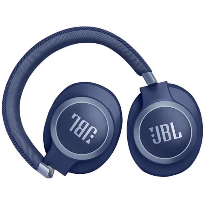Casti Over-Ear JBL Live 770NC, Albastru [6]