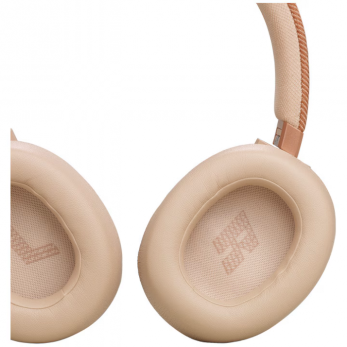Casti Over-Ear JBL Live 770NC, Bej [9]