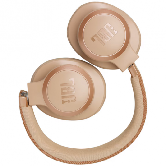 Casti Over-Ear JBL Live 770NC, Bej [3]