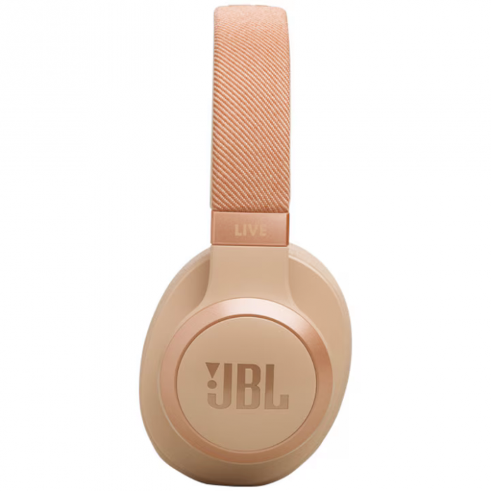 Casti Over-Ear JBL Live 770NC, Bej [7]
