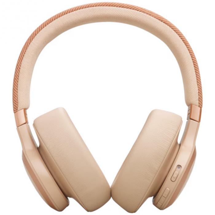 Casti Over-Ear JBL Live 770NC, Bej [5]