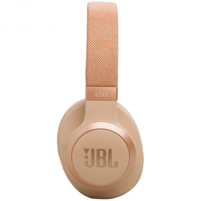 Casti Over-Ear JBL Live 770NC, Bej [8]