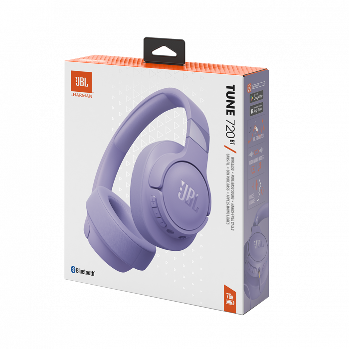 Casti Over-Ear JBL Tune 720BT, Violet [11]