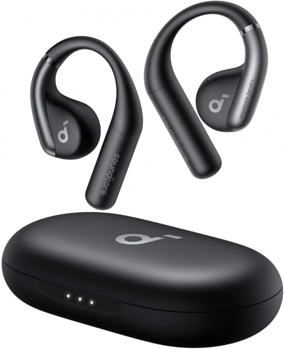Casti Open-Ear Anker SoundCore AeroFit, IPX7, Negru [1]