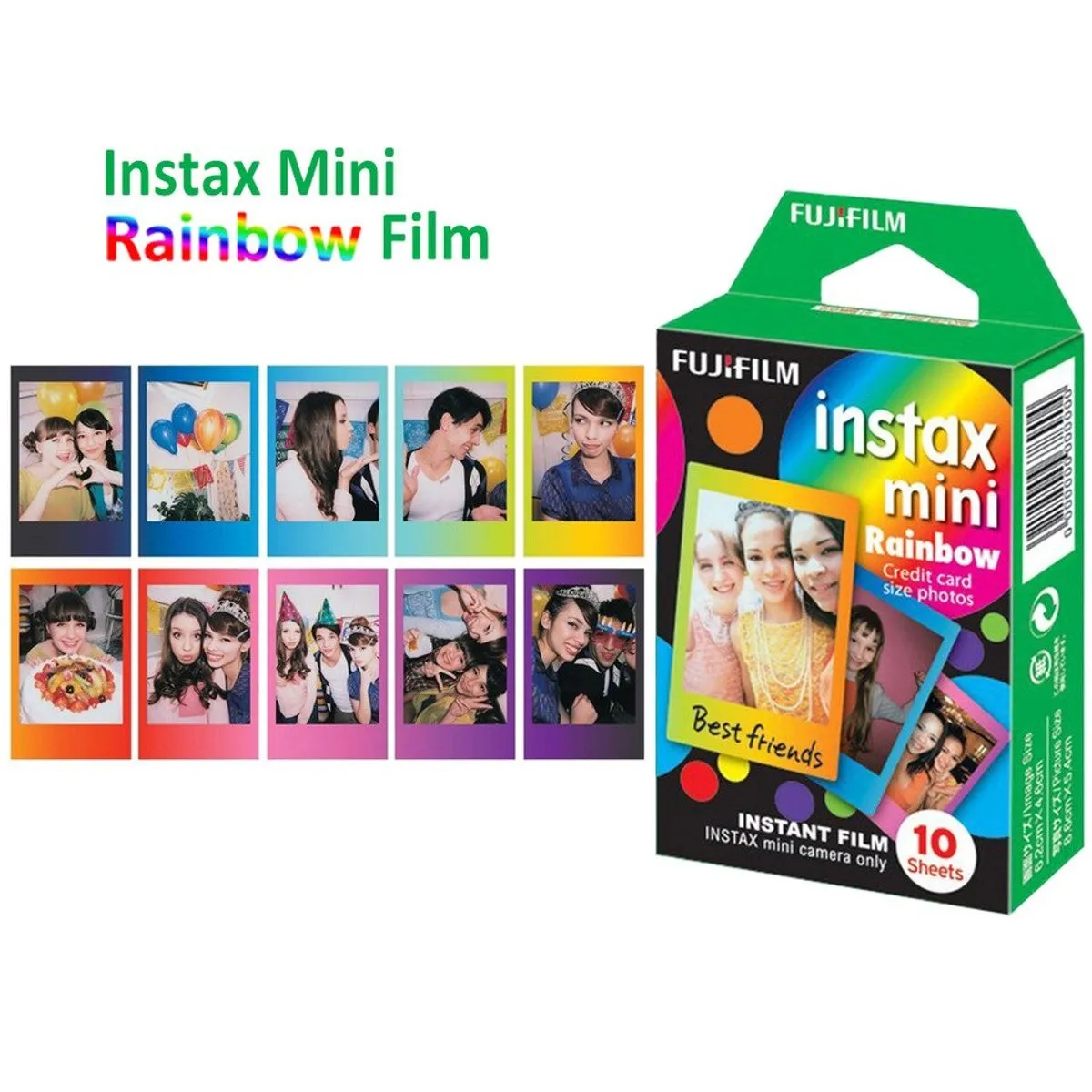 Film instant Fujifilm Instax Mini Rainbow, 10 expuneri [2]