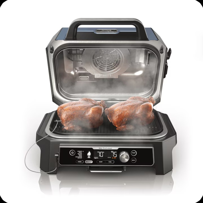 Gratar si afumator electric Ninja Woodfire Pro Connect XL OG901EU [6]