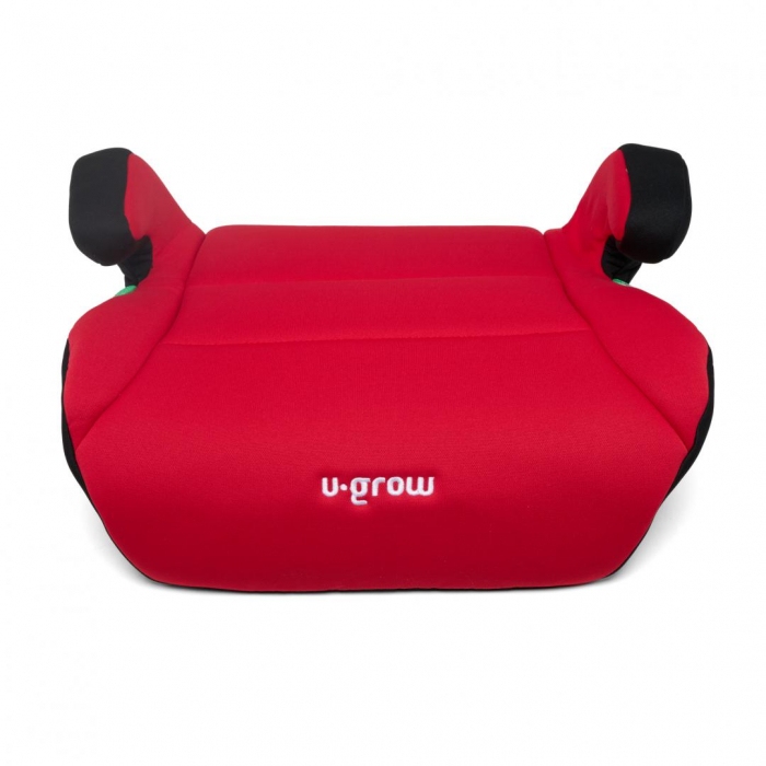 Inaltator auto U-GROW, R129, fara ISOFIX, 15-36 kg, 125-150 cm, Rosu / negru [2]
