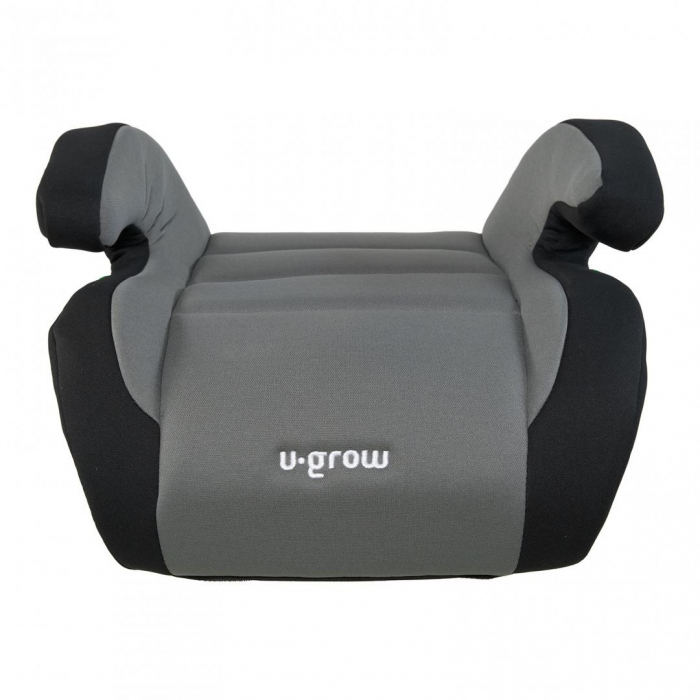 Inaltator auto U-GROW, R129, ISOFIX, 15-36 kg, 125-150 cm, Gri / Negru [2]