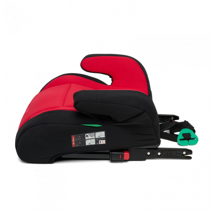 Inaltator auto U-GROW, R129, ISOFIX, 15-36 kg, 125-150 cm, Rosu / Negru [3]