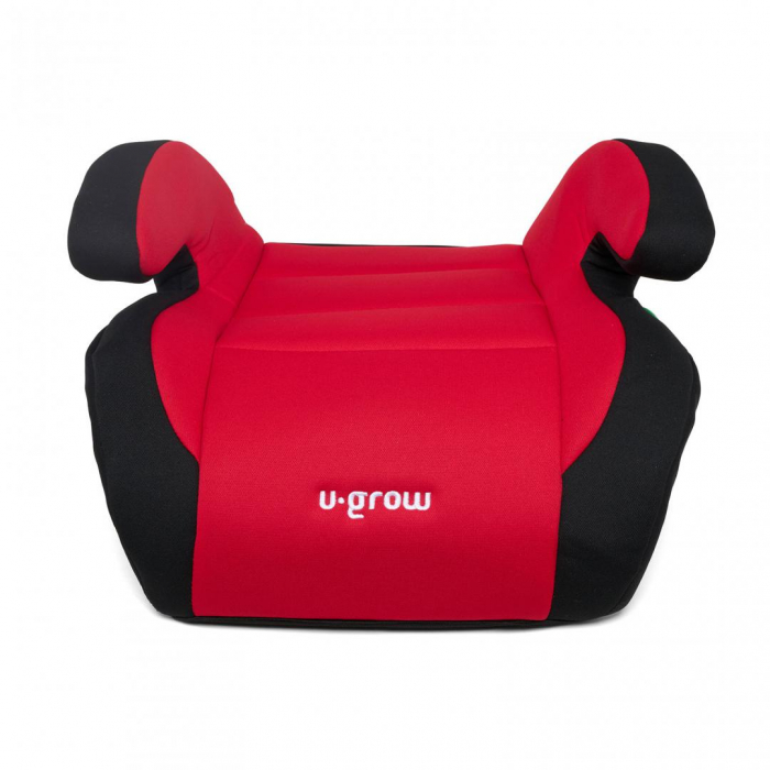 Inaltator auto U-GROW, R129, ISOFIX, 15-36 kg, 125-150 cm, Rosu / Negru [5]