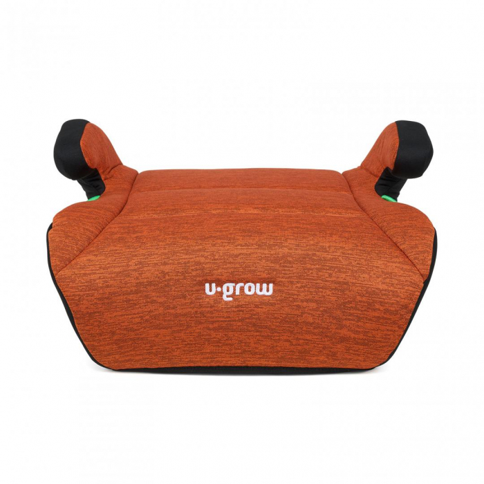 Inaltator auto U-GROW, R129, fara ISOFIX, 15-36 kg, 125-150 cm, Negru / Caramiziu [2]