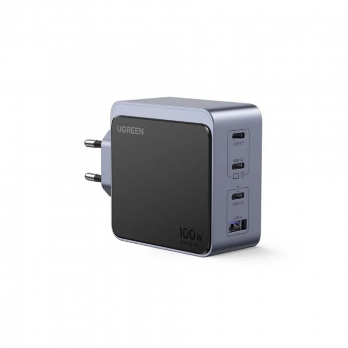 Incarcator retea Ugreen Nexode Air, 100W, Negru/Gri [1]