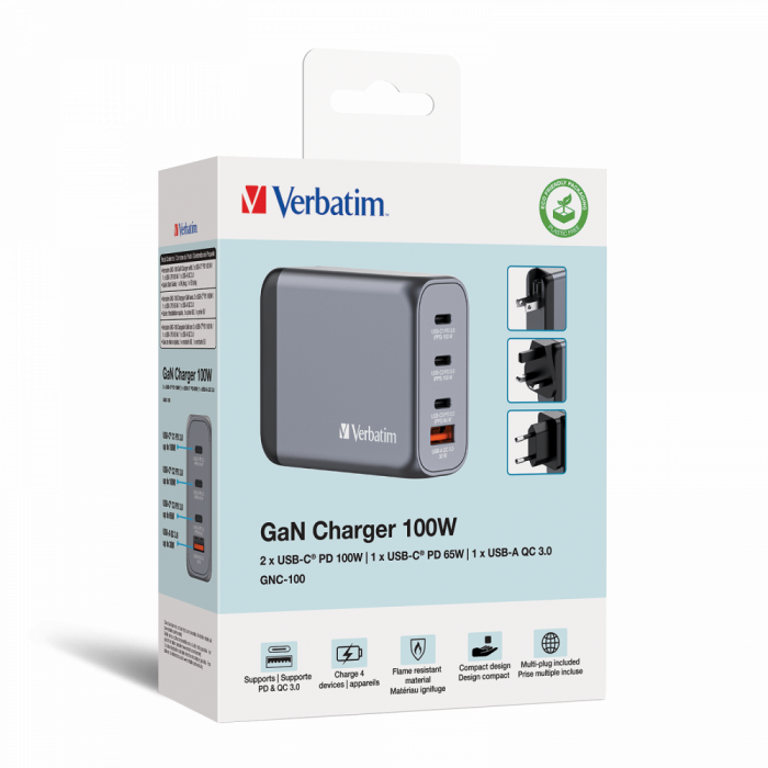 Incarcator Verbatim GaN 100W [6]