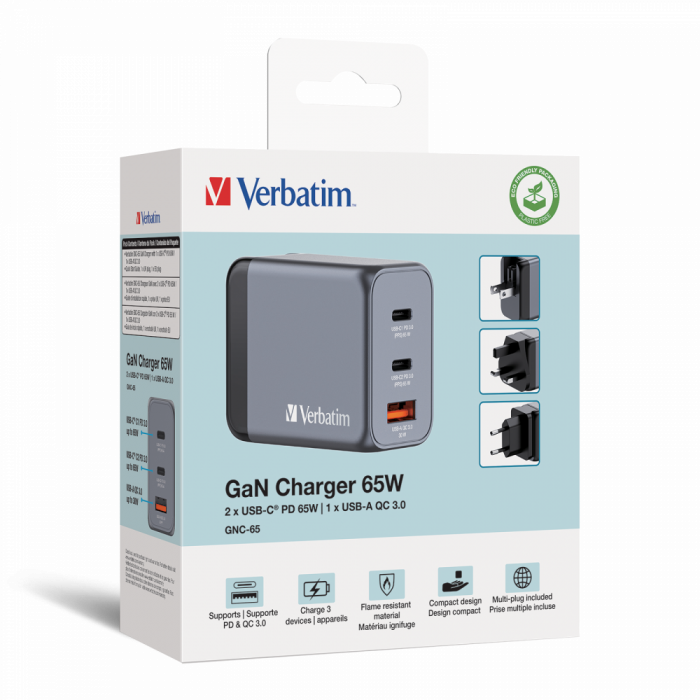 Incarcator Verbatim GaN 65W [6]