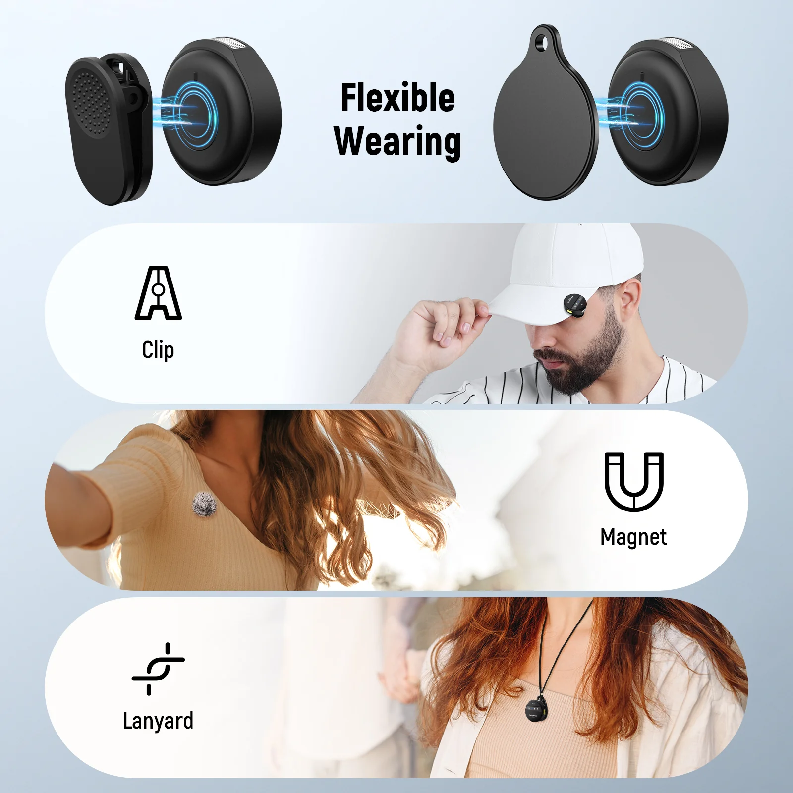 Kit lavaliere wireless Neewer KM18 2TX-1RX [6]