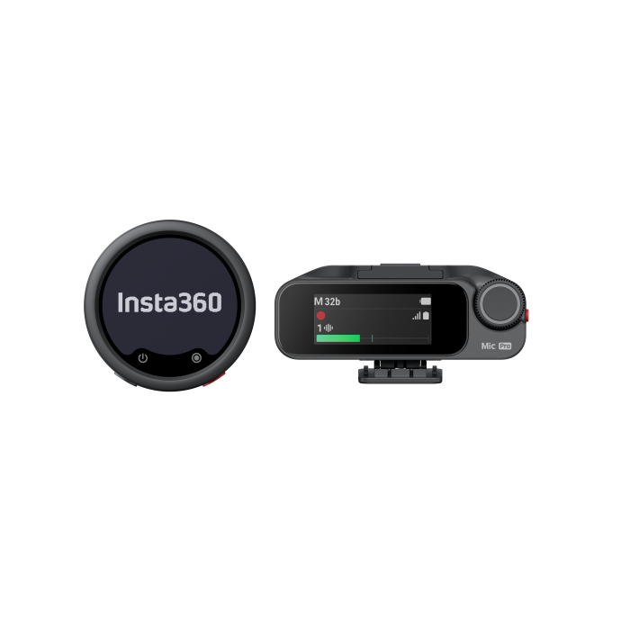 Kit lavaliere wireless Insta360 Mic Pro (1 TX + 1 RX) [2]