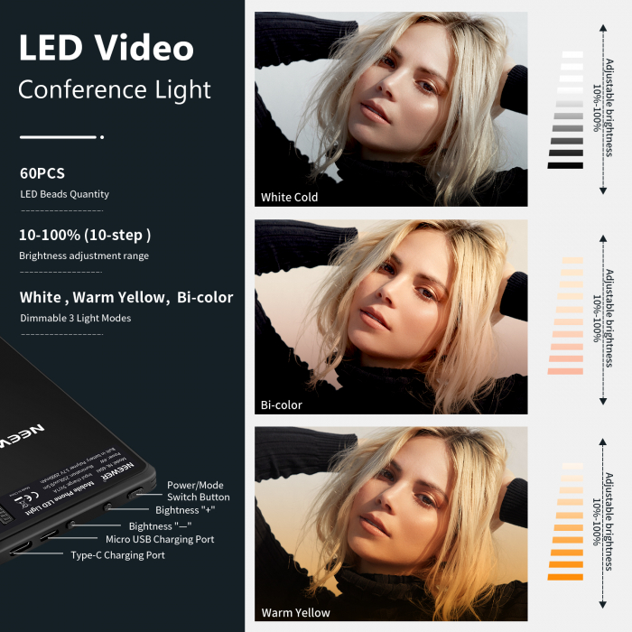 Lampa LED Neewer NL-60AI 4W [3]