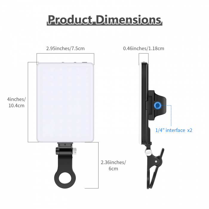 Lampa LED Neewer NL-60AI 4W [7]