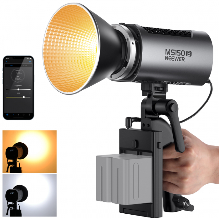 Lampa video LED Bi-color Neewer MS150B 130W [1]