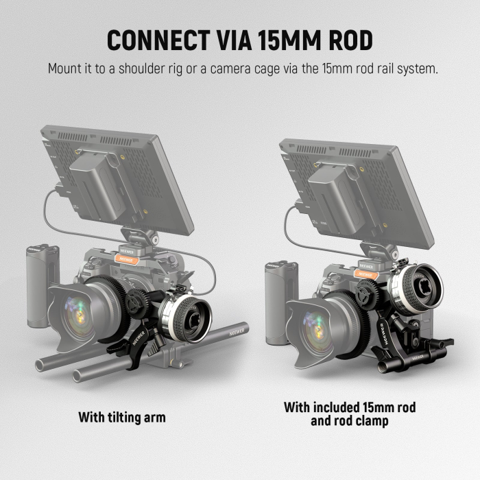 Mini Follow focus Neewer PG001 cu opritoare A-B [7]