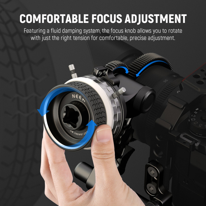 Mini Follow focus Neewer PG001 cu opritoare A-B [4]