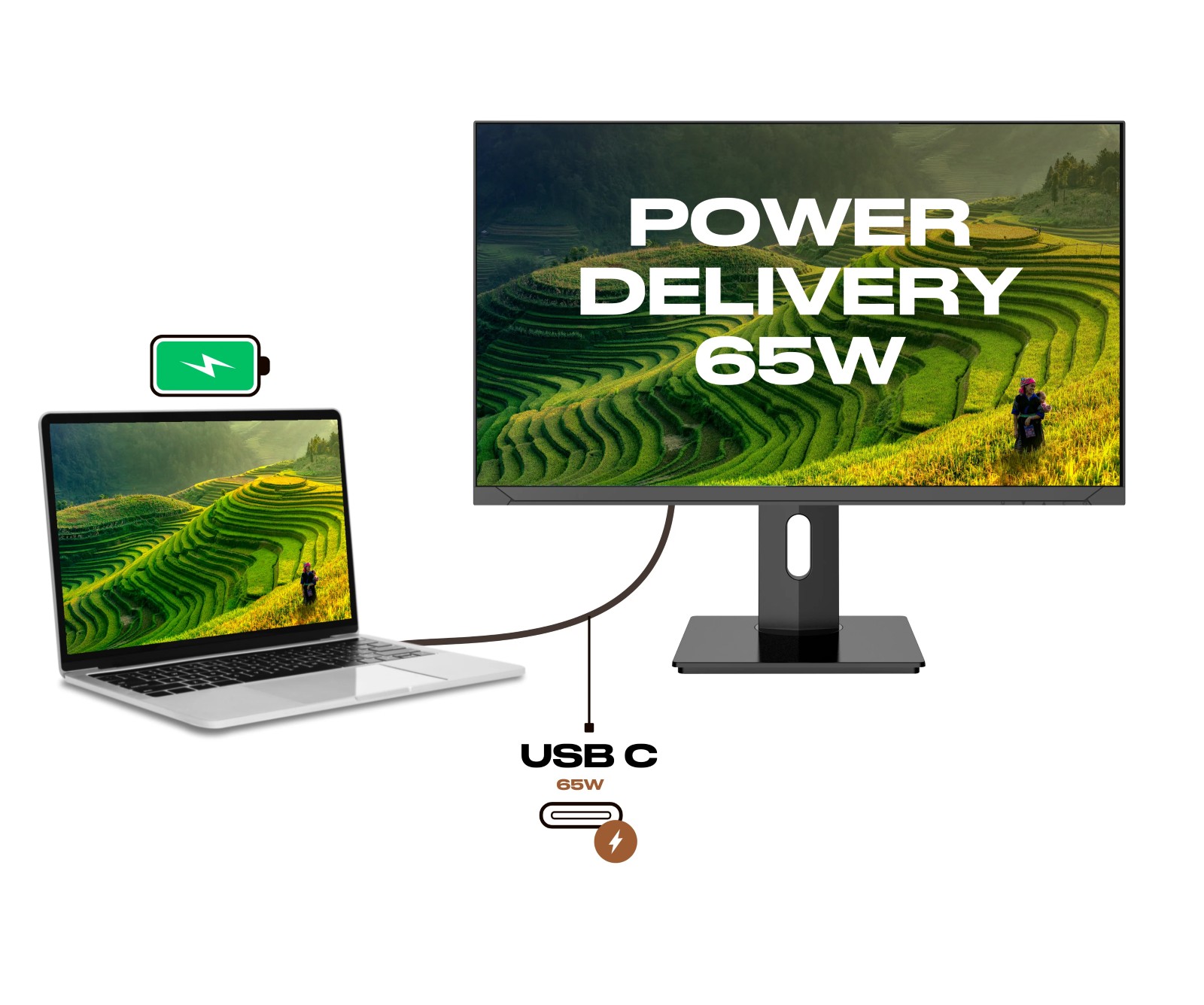 Monitor LED JAPANNEXT JN-IPS2380UHDR-C65W-HSP, 23.8", UHD, 60Hz [4]