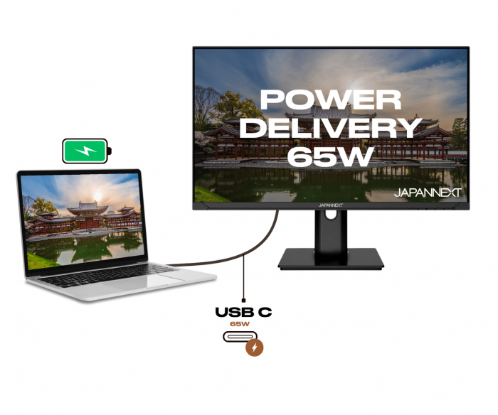 Monitor LED JAPANNEXT JN-IPS238FHDR, 23.8", Full HD, 75Hz [6]