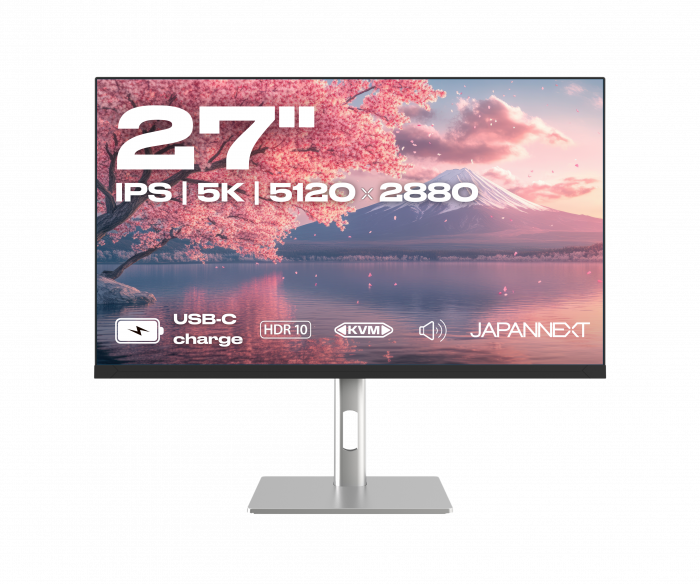Monitor LED JAPANNEXT JN-IPS275K-HSPC9, 27", 5K, 60Hz [2]