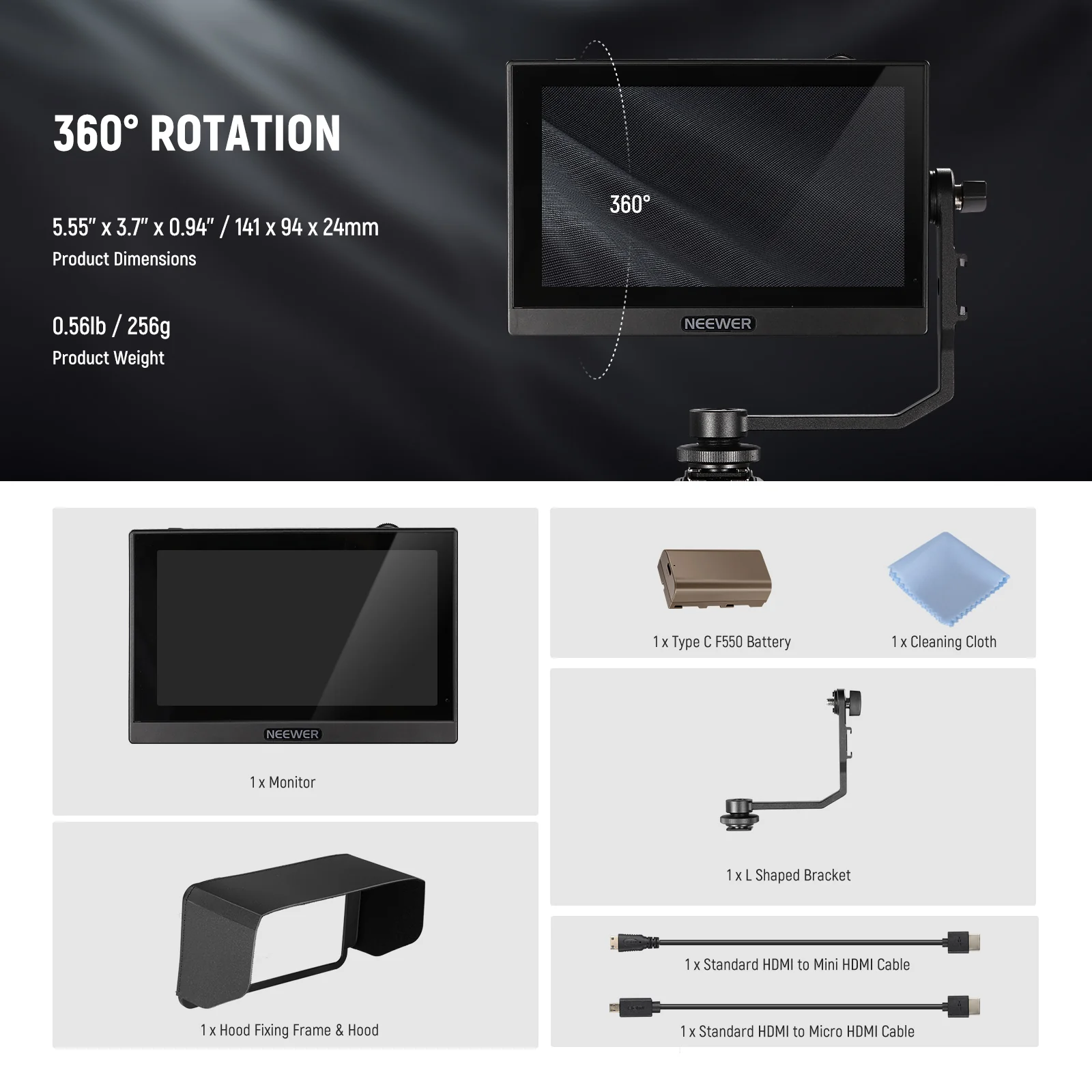 Monitor pentru camera Neewer F500 [9]