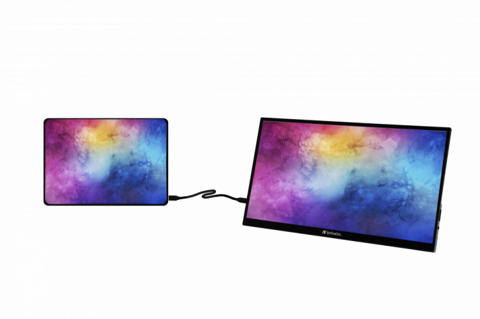 Monitor Portabil Touchscreen LED IPS Verbatim, 15.6'' [3]