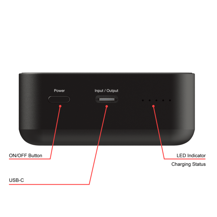 Baterie externa Verbatim Charge'n'Go Essentials, 20000mAh, Negru [3]